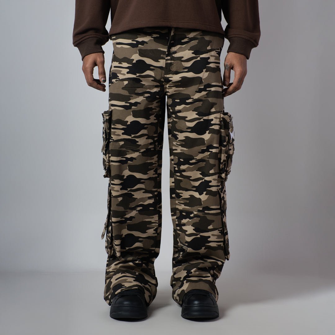 BROWN DUSTSTRIKE CAMO CARGO - Hophead