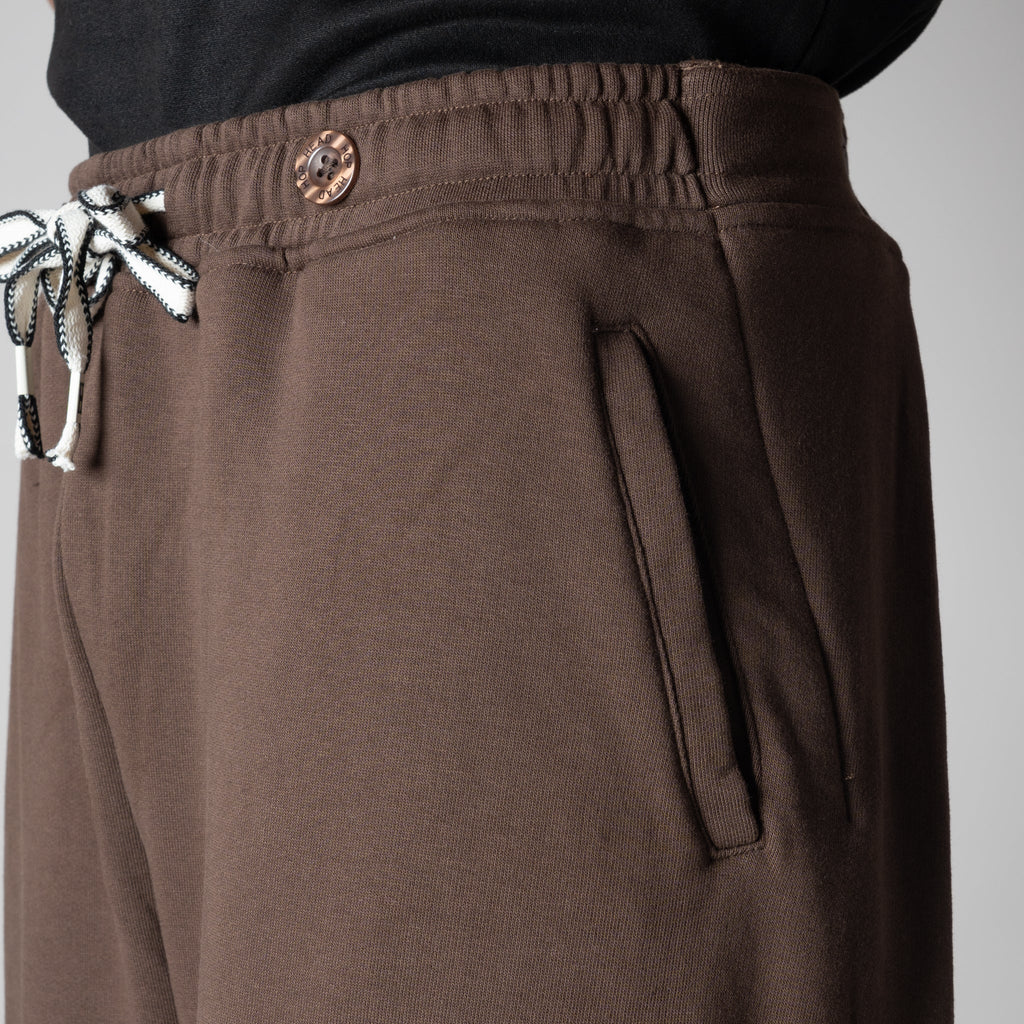 BROWN EXTRA PANEL SWEATPANTS - Hophead
