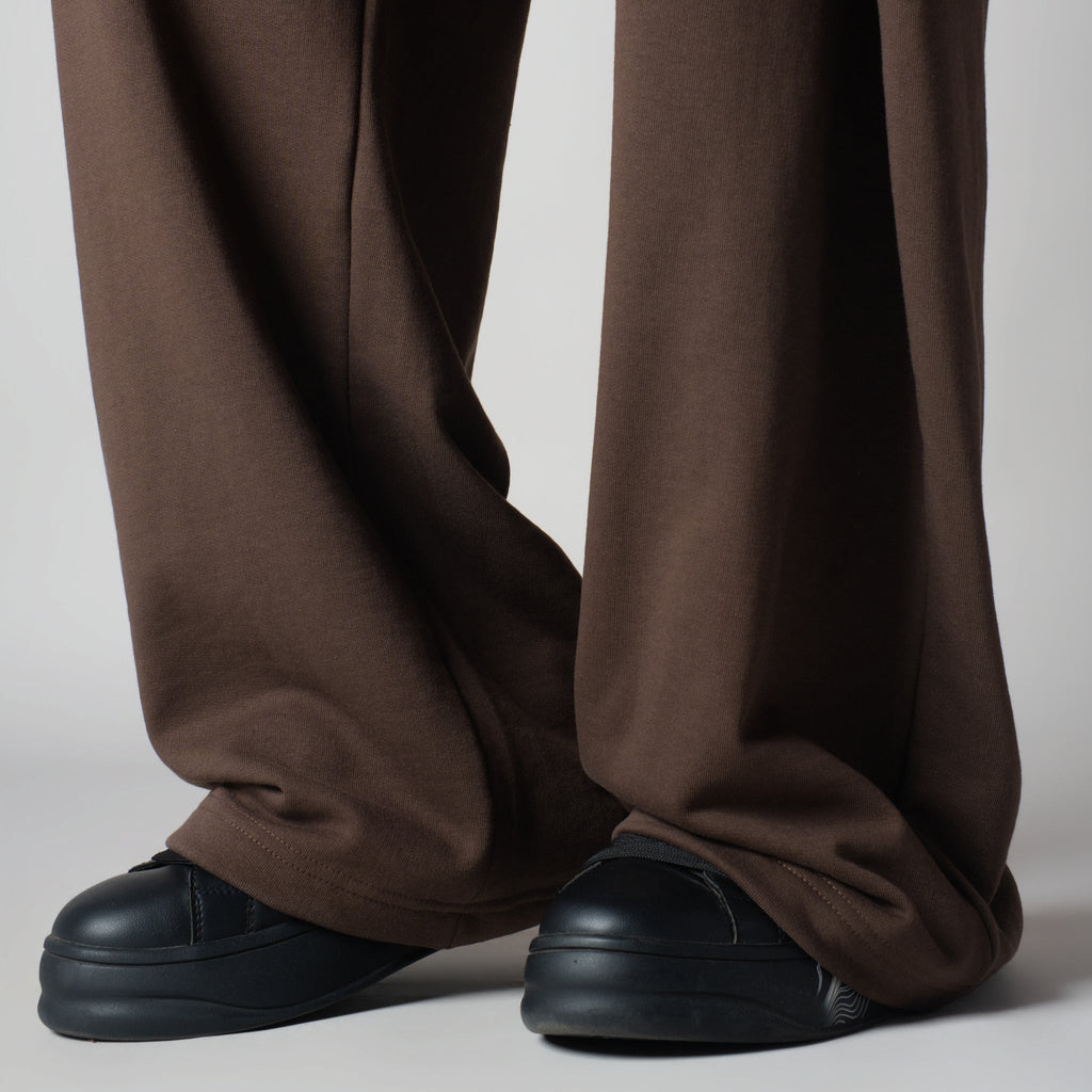 BROWN EXTRA PANEL SWEATPANTS - Hophead