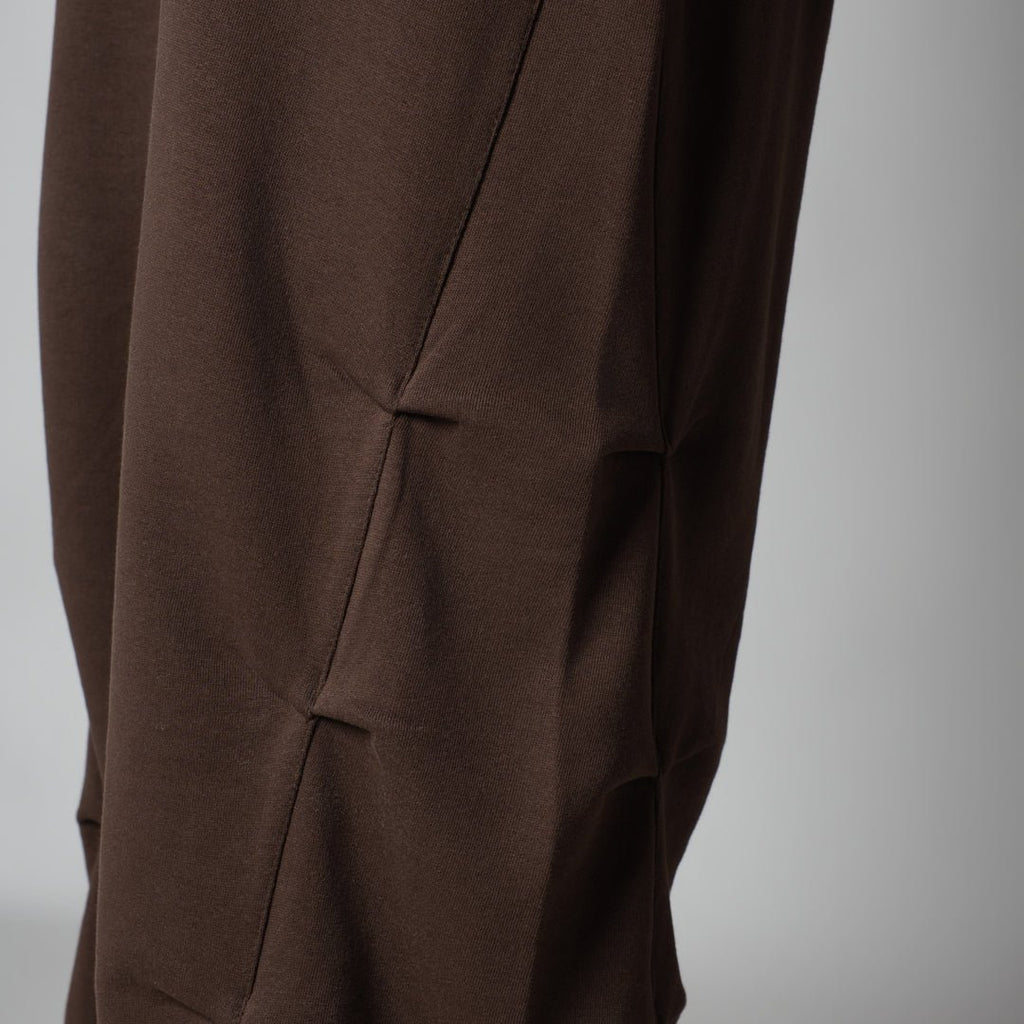 BROWN FIVE TUCKS SWEATPANTS - Hophead