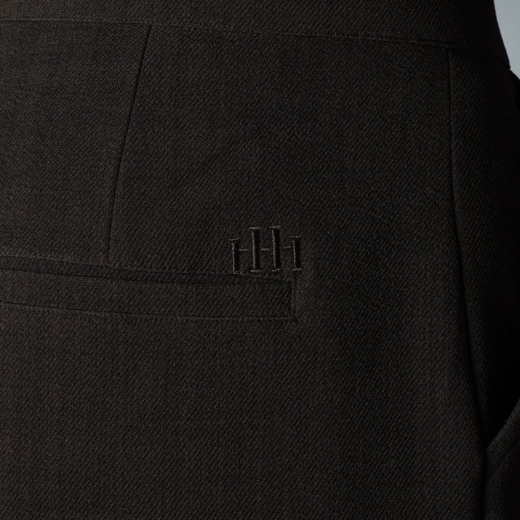 BROWN SINGLE BUTTON TROUSER - Hophead