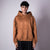 BROWN SUEDE BLISS HOODIE