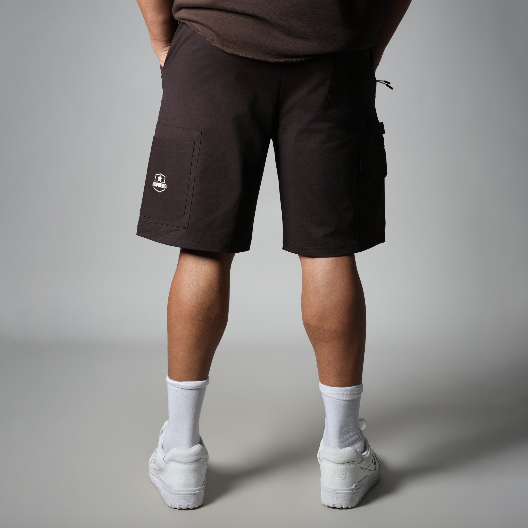 BROWN VERTEX EDGE SHORTS - Hophead