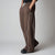 BROWN WAVY EDGE SWEATPANT