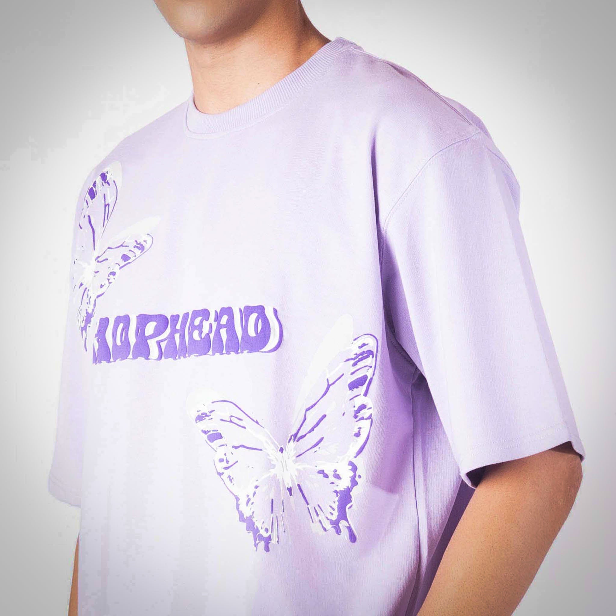 BUTTERFLY OVERSIZED GRAPHIC T - SHIRT - Hophead
