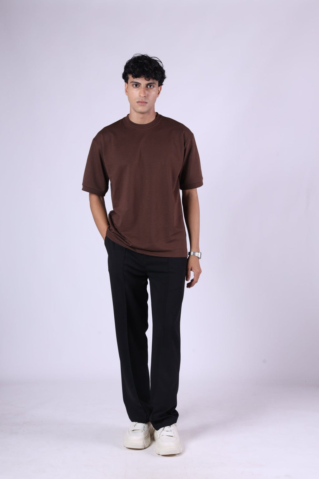 CACAO BROWN PREMIUM BASIC T - SHIRT - Hophead