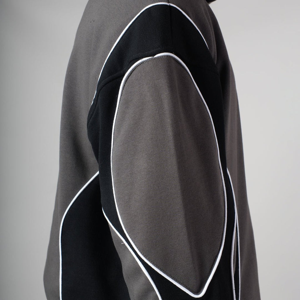 CARBON SMOKELINE HEAVY ZIPPER HOODIE - Hophead