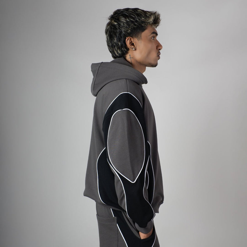 CARBON SMOKELINE HEAVY ZIPPER HOODIE - Hophead