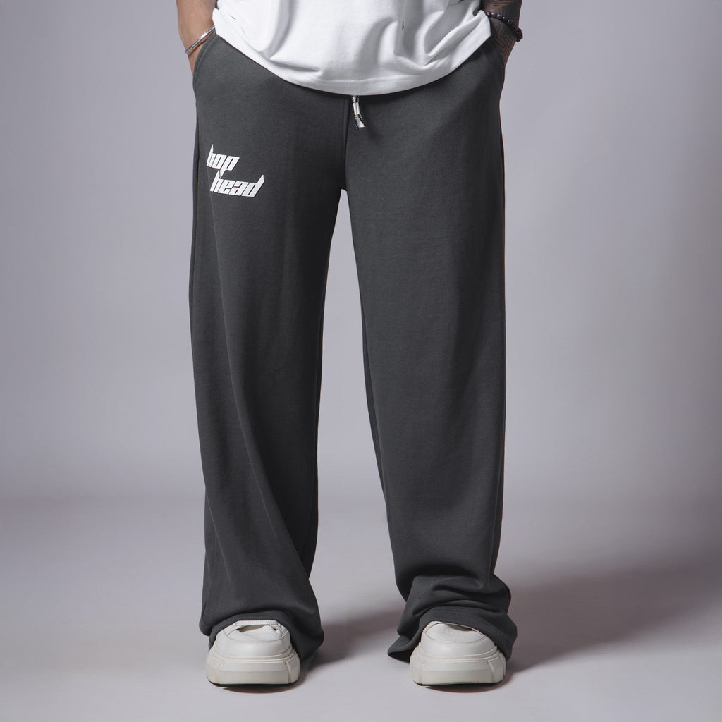 CHARCOAL BASIC HEAVY SWEATPANTS - Hophead