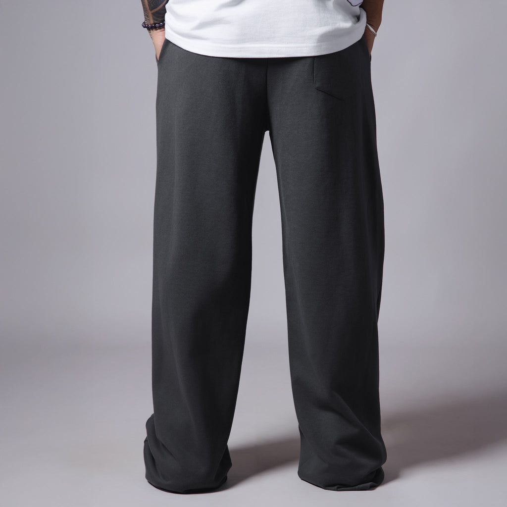 CHARCOAL BASIC HEAVY SWEATPANTS - Hophead