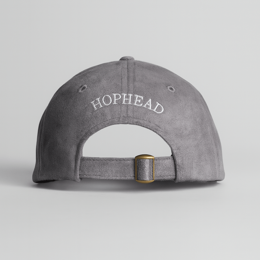 CHARCOAL BASIC SUEDE CAP - Hophead