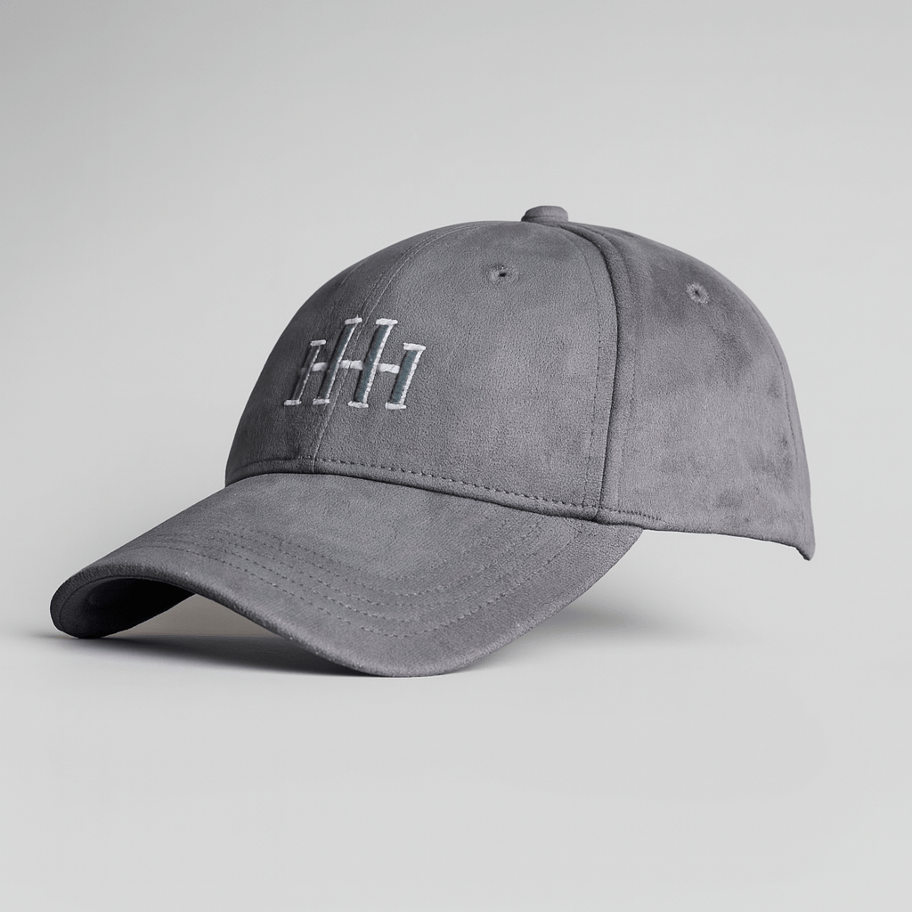CHARCOAL BASIC SUEDE CAP - Hophead