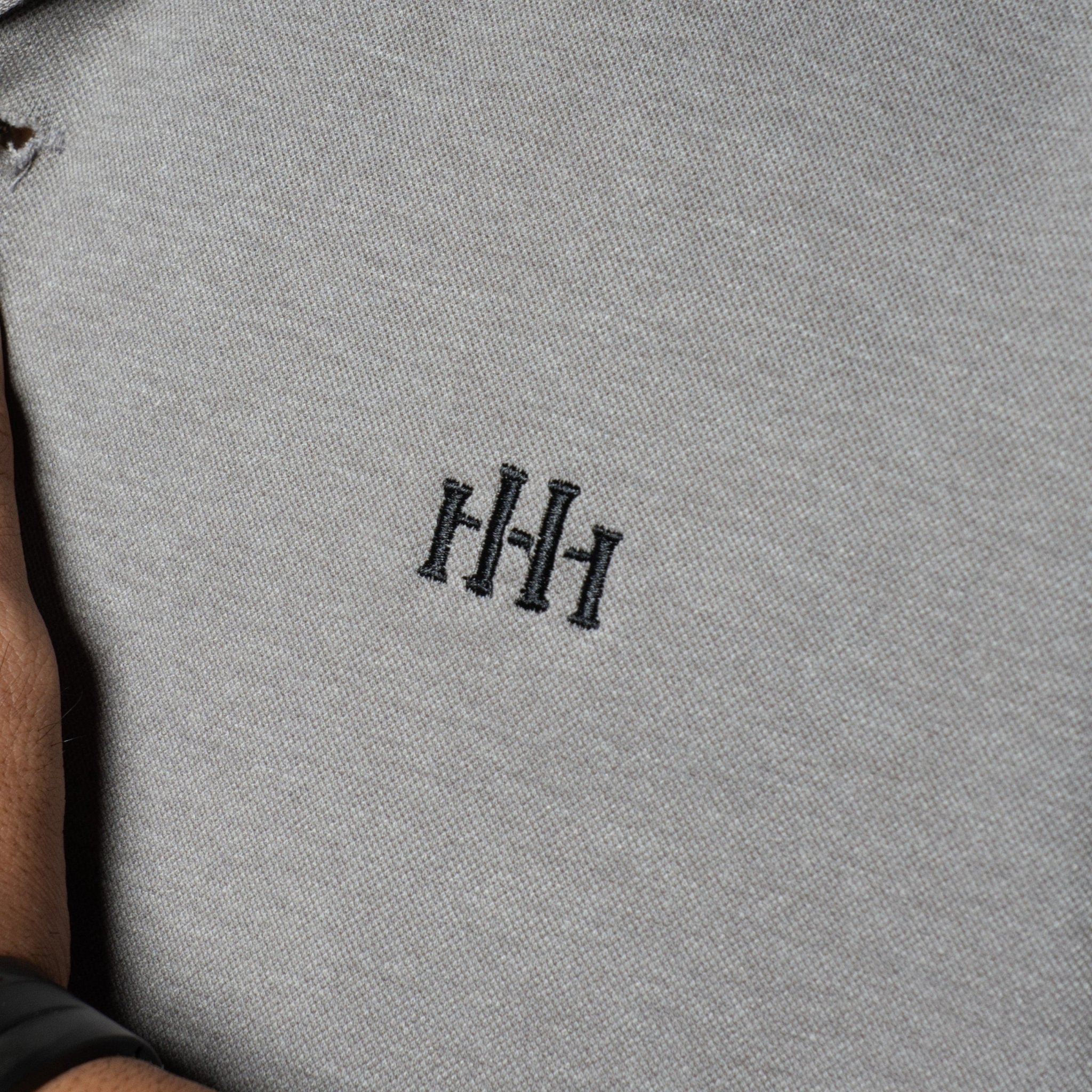 Charcoal Cuban Collar Shirt - Hophead