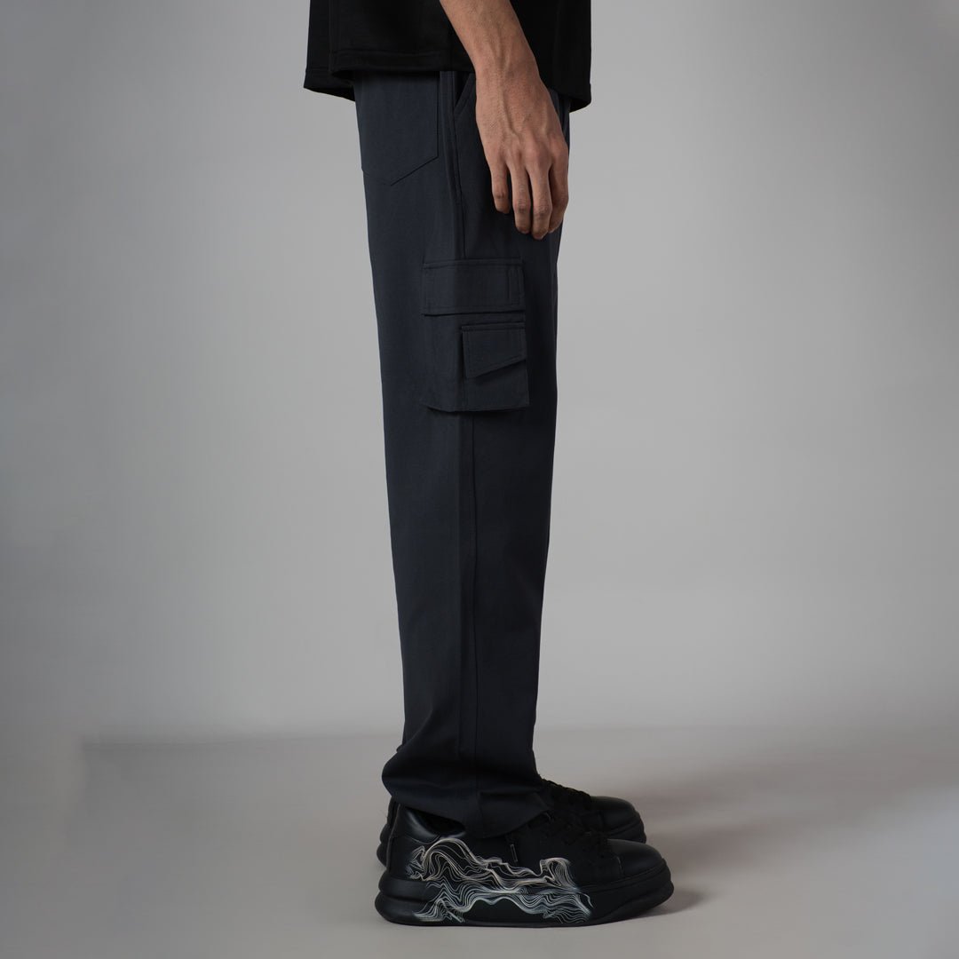 CHARCOAL DOUBLEDECK POCKET CARGO SWEATPANT - Hophead