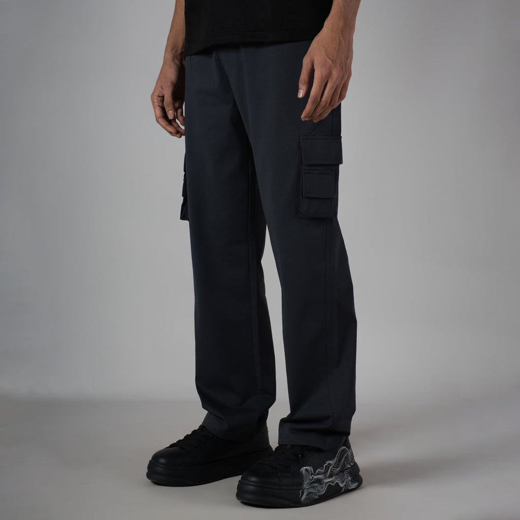 CHARCOAL DOUBLEDECK POCKET CARGO SWEATPANT - Hophead