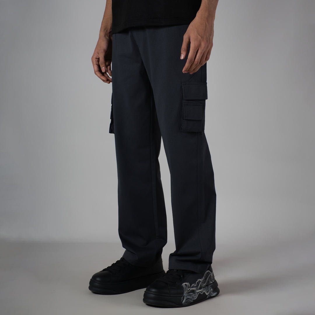 CHARCOAL DOUBLEDECK POCKET CARGO SWEATPANT - Hophead
