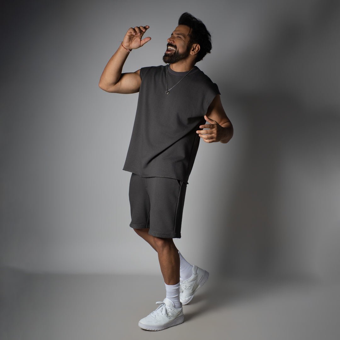 CHARCOAL ESSENTIAL BASIC SHORT - Hophead