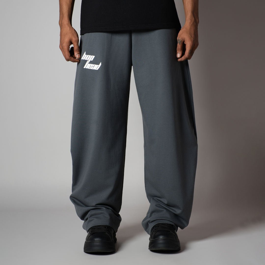 CHARCOAL EXTREME BAGGY BASIC SWEATPANTS - Hophead