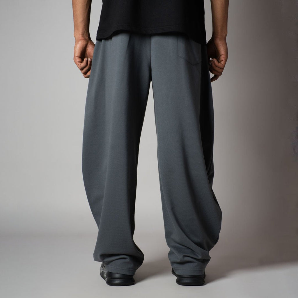CHARCOAL EXTREME BAGGY BASIC SWEATPANTS - Hophead