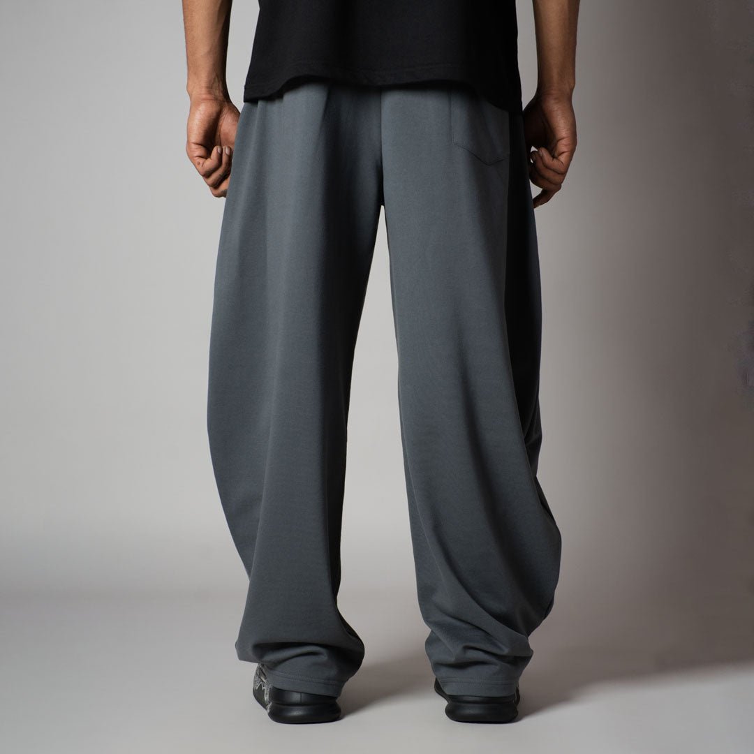 CHARCOAL EXTREME BAGGY BASIC SWEATPANTS - Hophead