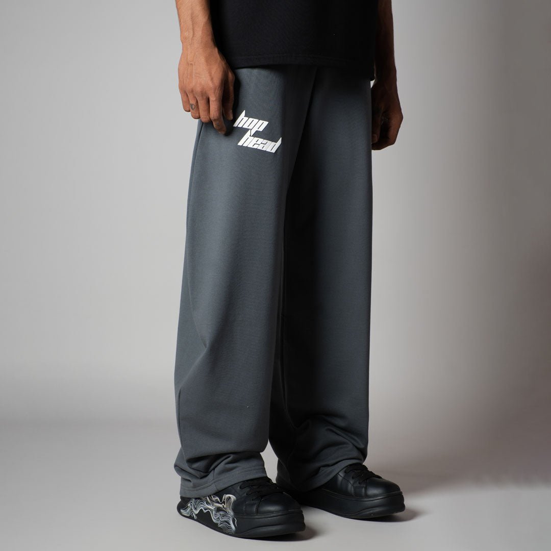 CHARCOAL EXTREME BAGGY BASIC SWEATPANTS - Hophead