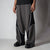 CHARCOAL HALF CIRCLE SWEATPANT