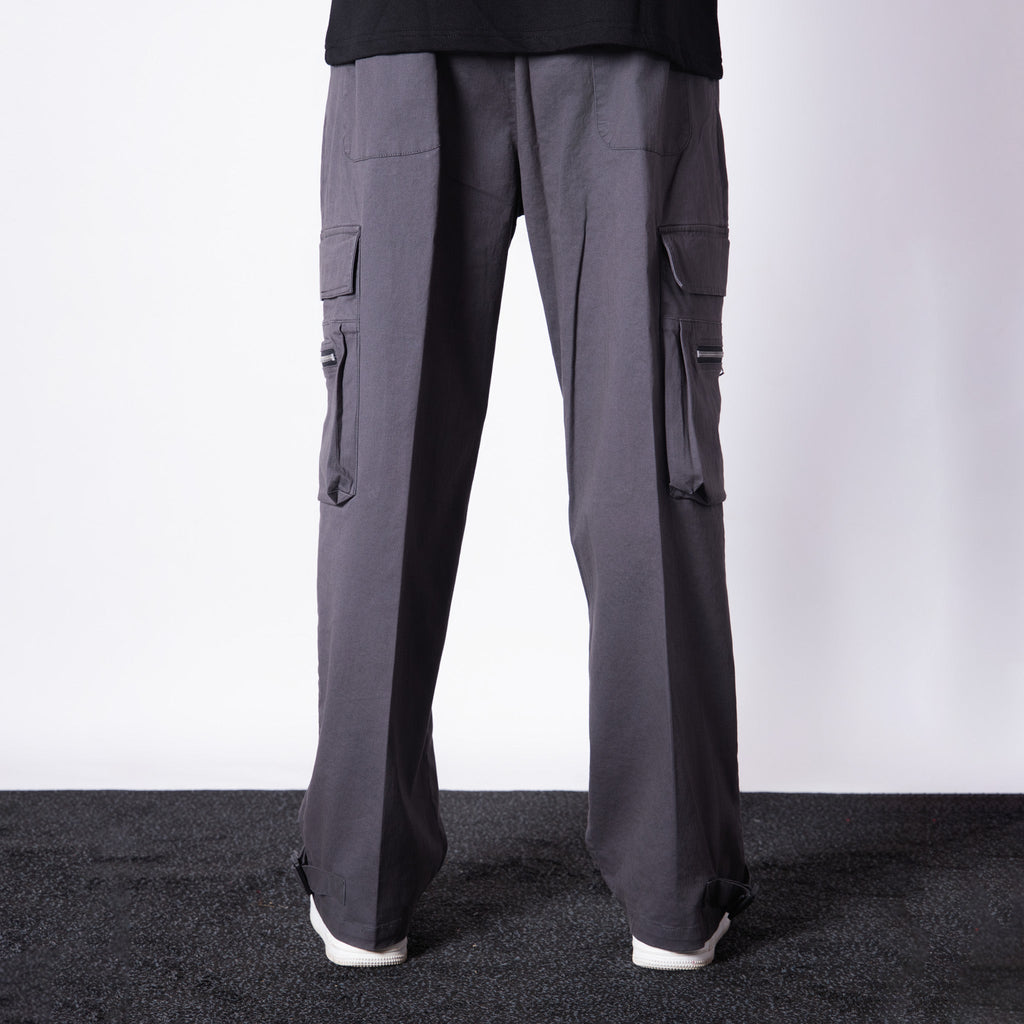 CHARCOAL MILITARY POCKETS COTTON CARGO - Hophead
