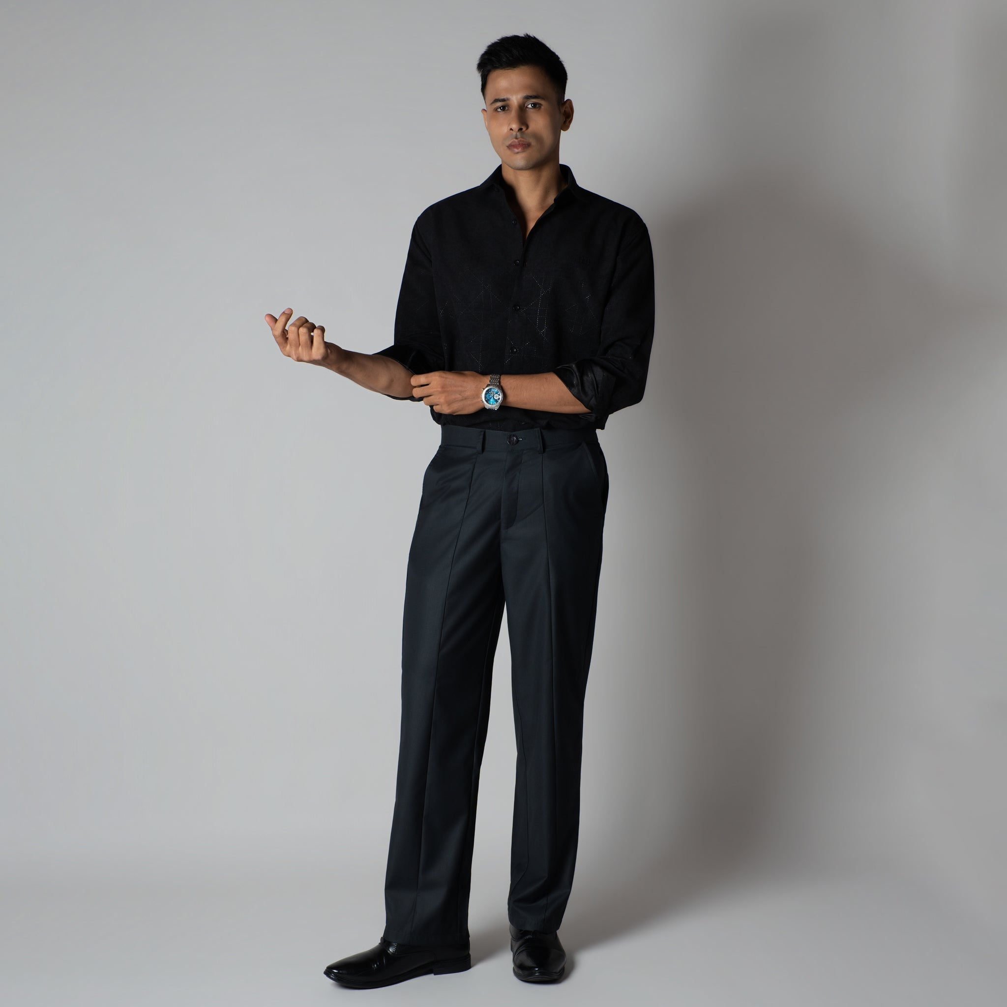 CHARCOAL MONO FIT TROUSER - Hophead