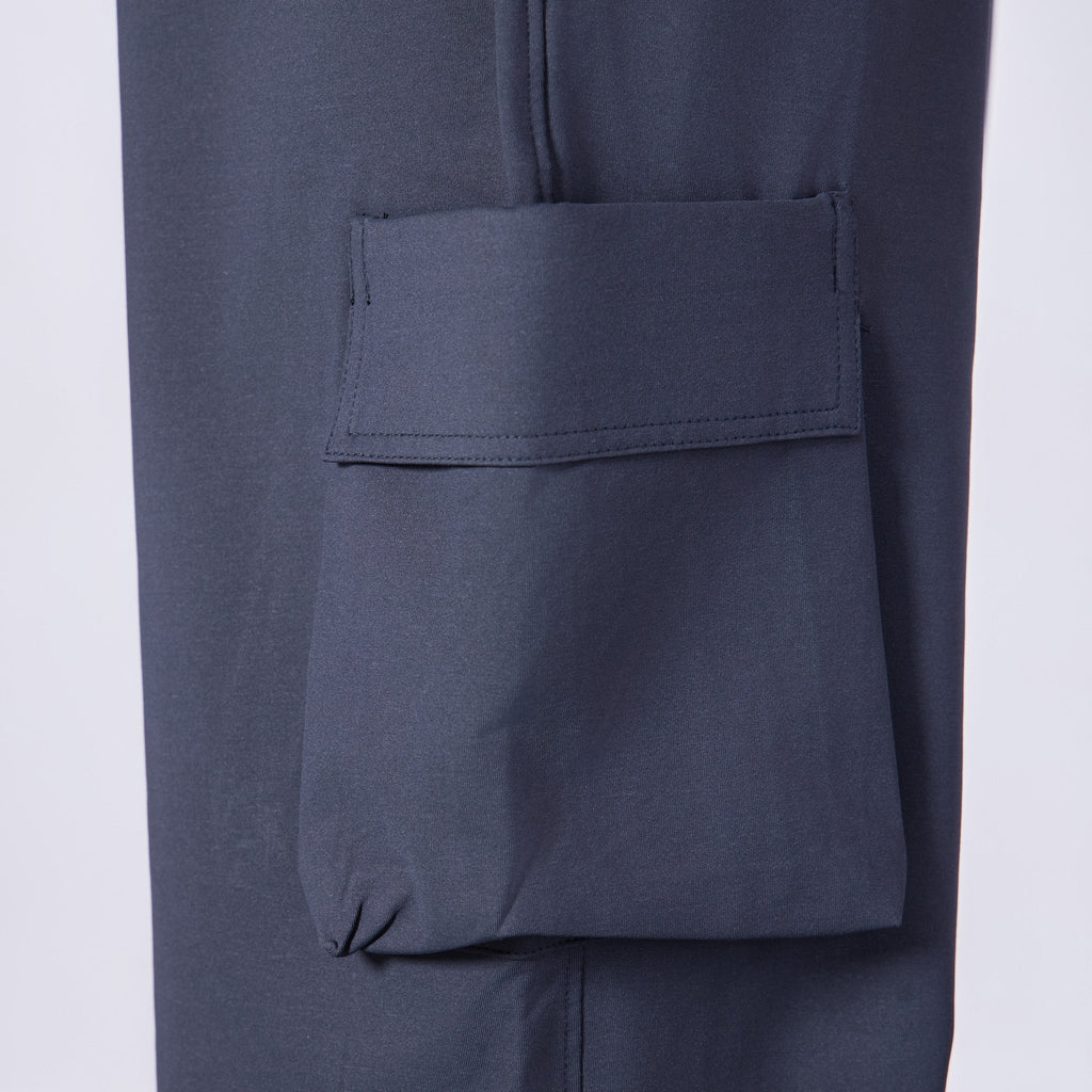 CHARCOAL SIDE POCKET STRAIGHT FIT CARGO SWEATPANT - Hophead