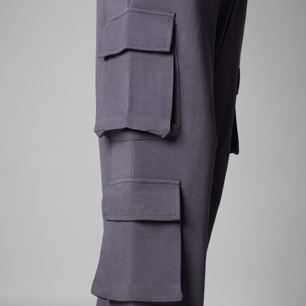 CHARCOAL THREE POCKET SWEATPANTS - Hophead