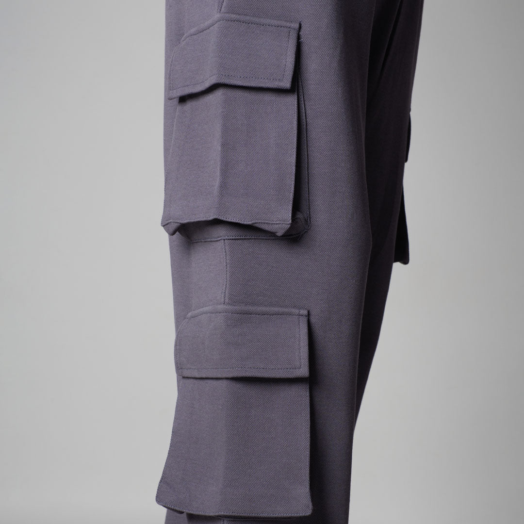 CHARCOAL THREE POCKET SWEATPANTS - Hophead