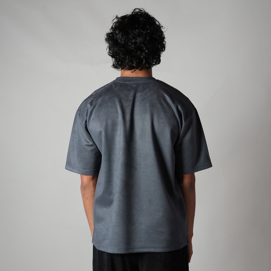 CHARCOAL ULTRALIGHT SUEDE T - SHIRT - Hophead