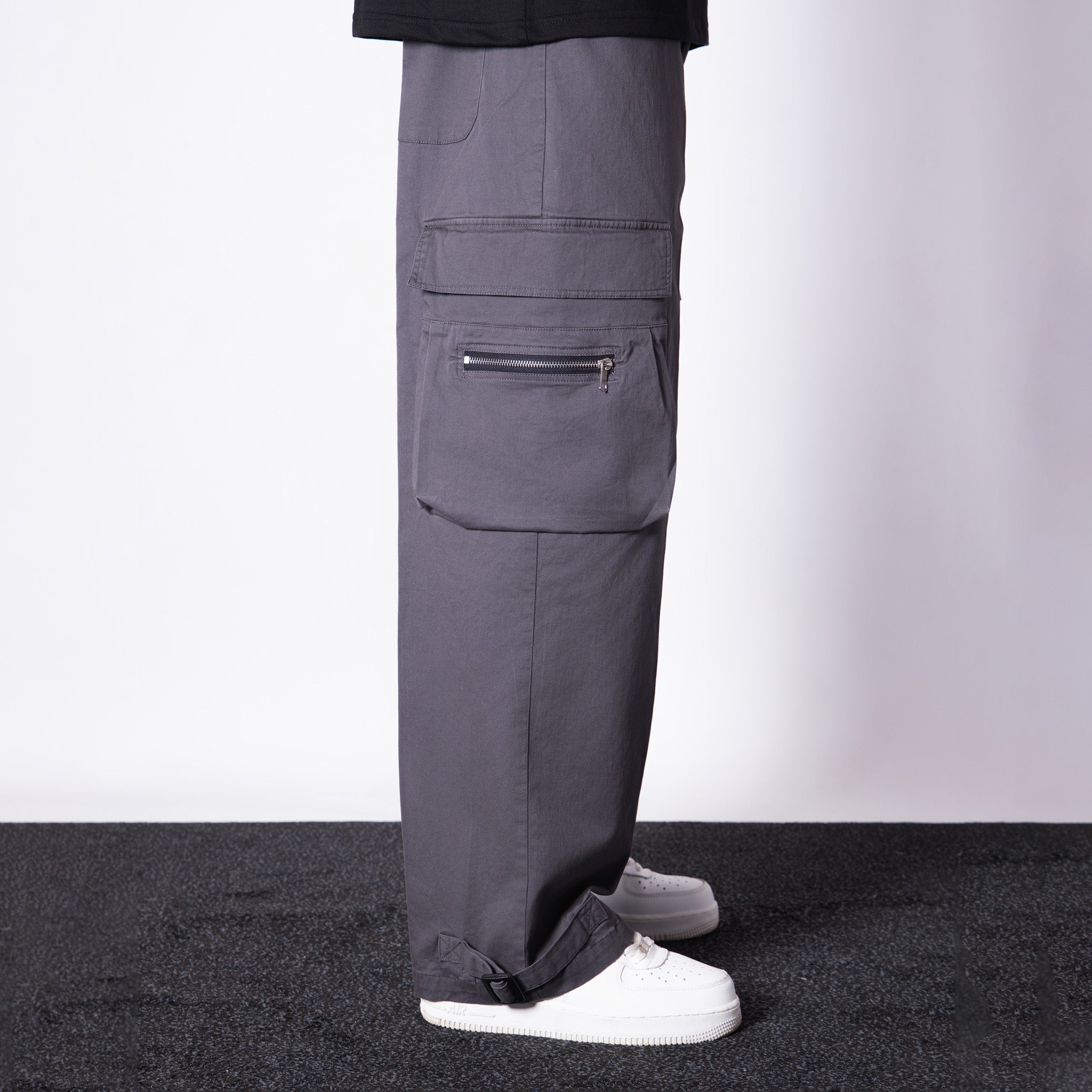 CHARCOAL UTILITY POCKETS COTTON CARGO - Hophead