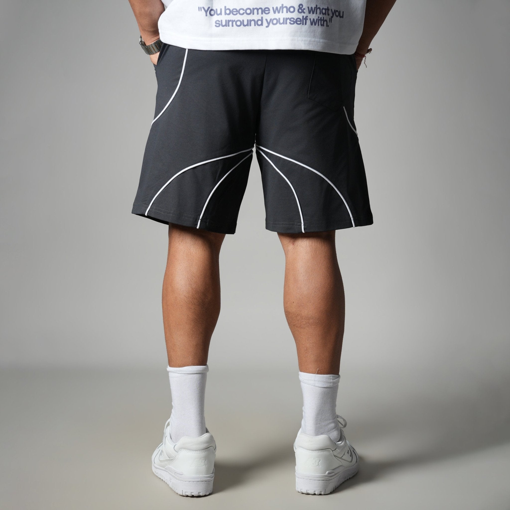 CHARCOAL VELOCITY CURVE SHORTS - Hophead