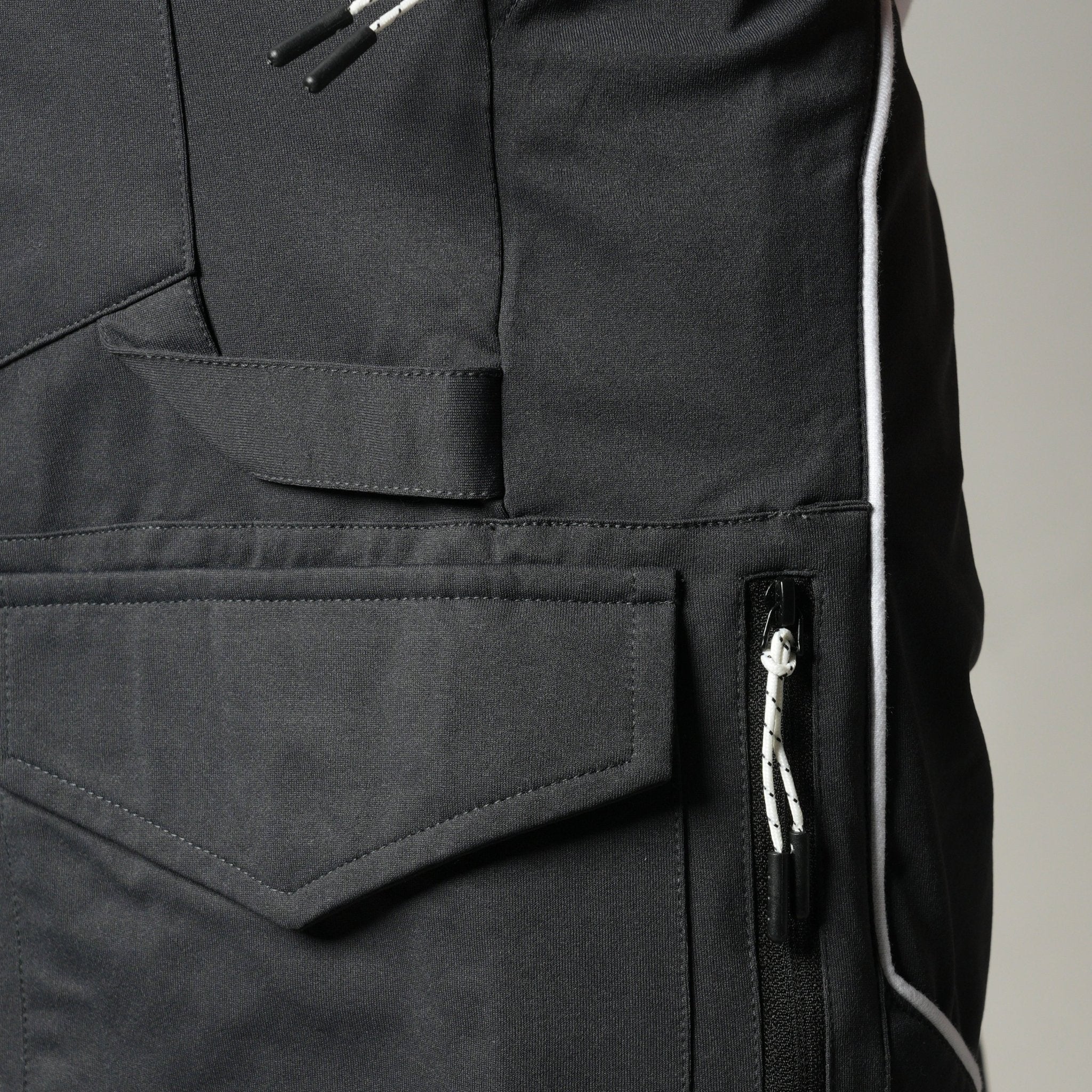 CHARCOAL VERTEX EDGE SHORTS - Hophead