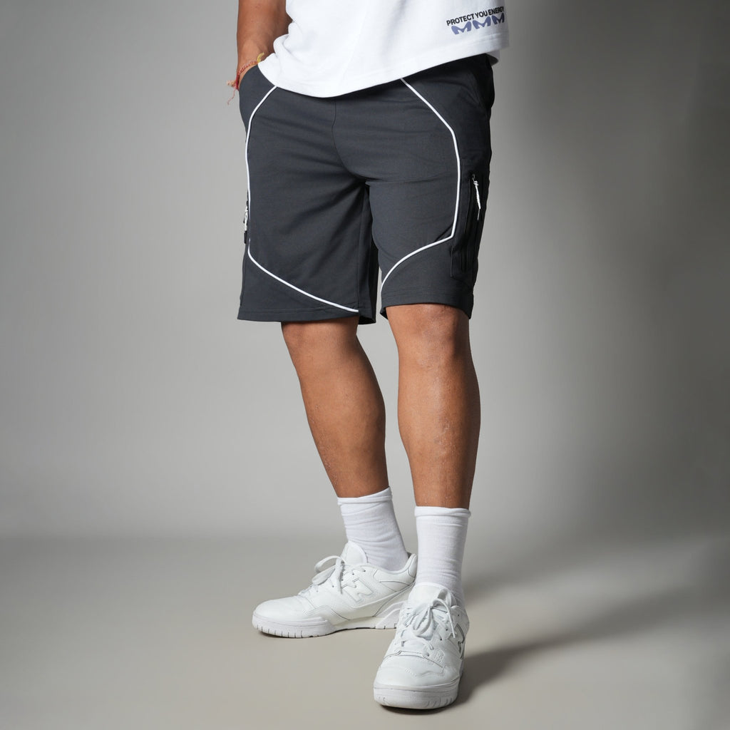 CHARCOAL VERTEX EDGE SHORTS - Hophead