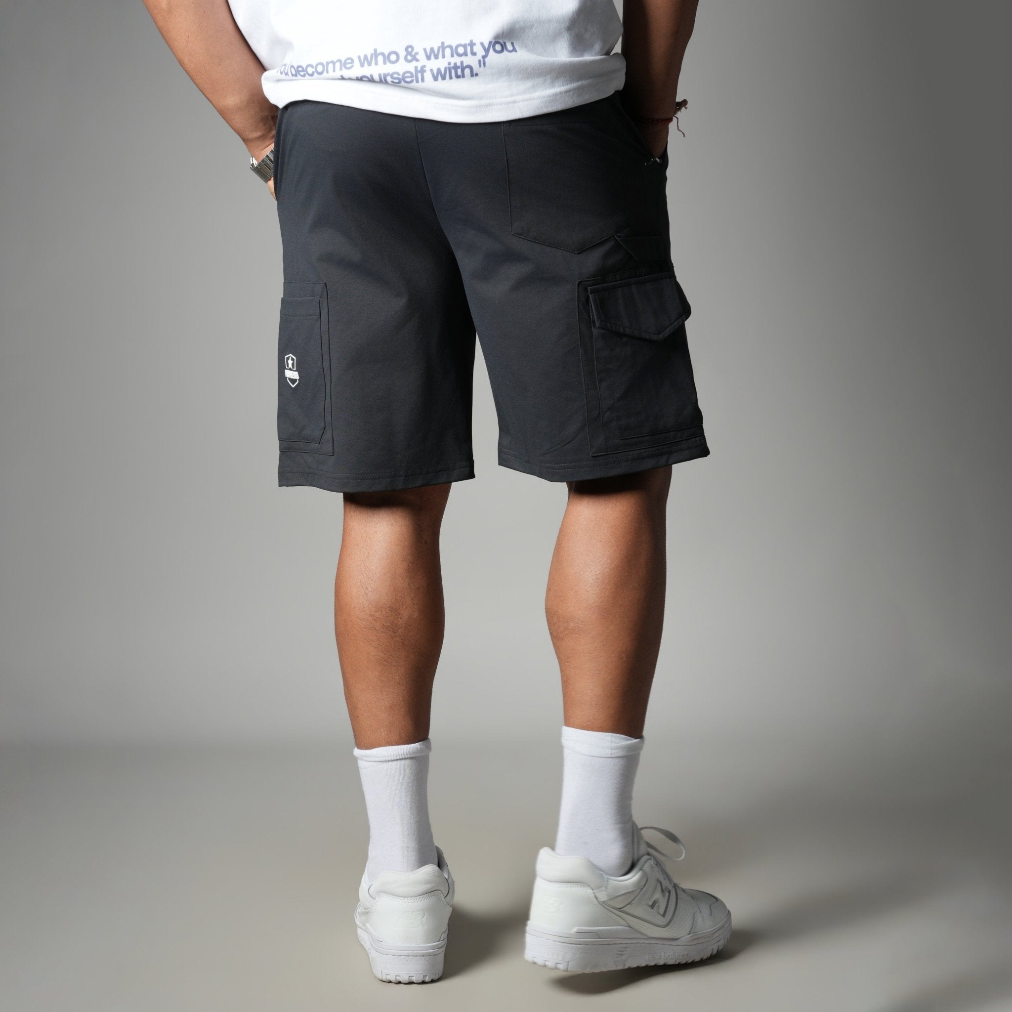 CHARCOAL VERTEX EDGE SHORTS - Hophead