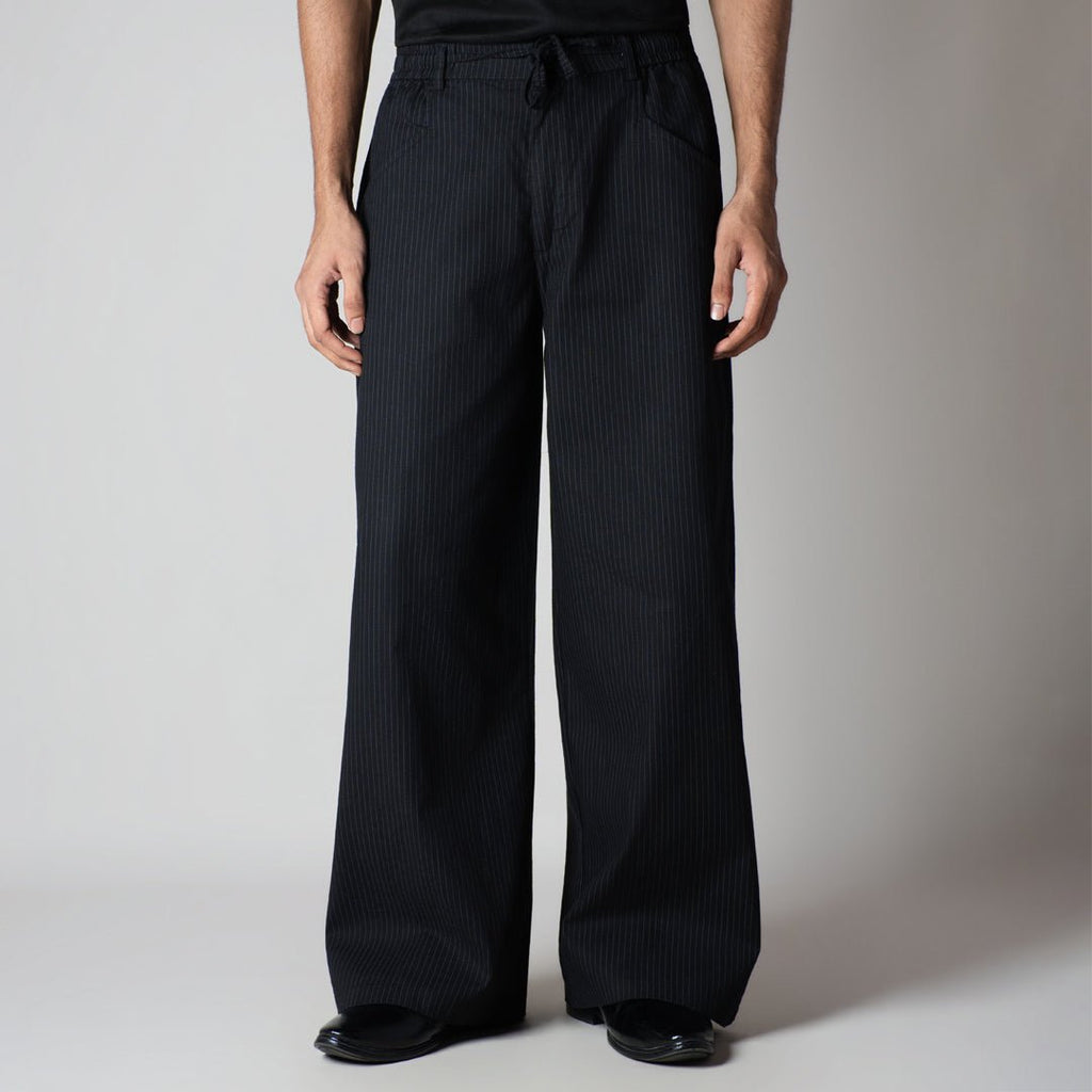 CHARCOAL VERTICAL STRIPED PANT - Hophead