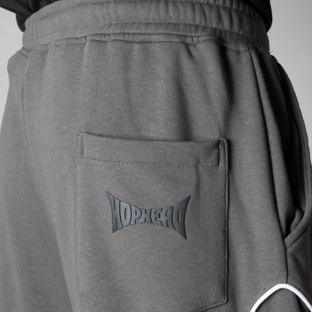 CHARCOAL WAVY EDGE SWEATPANT - Hophead