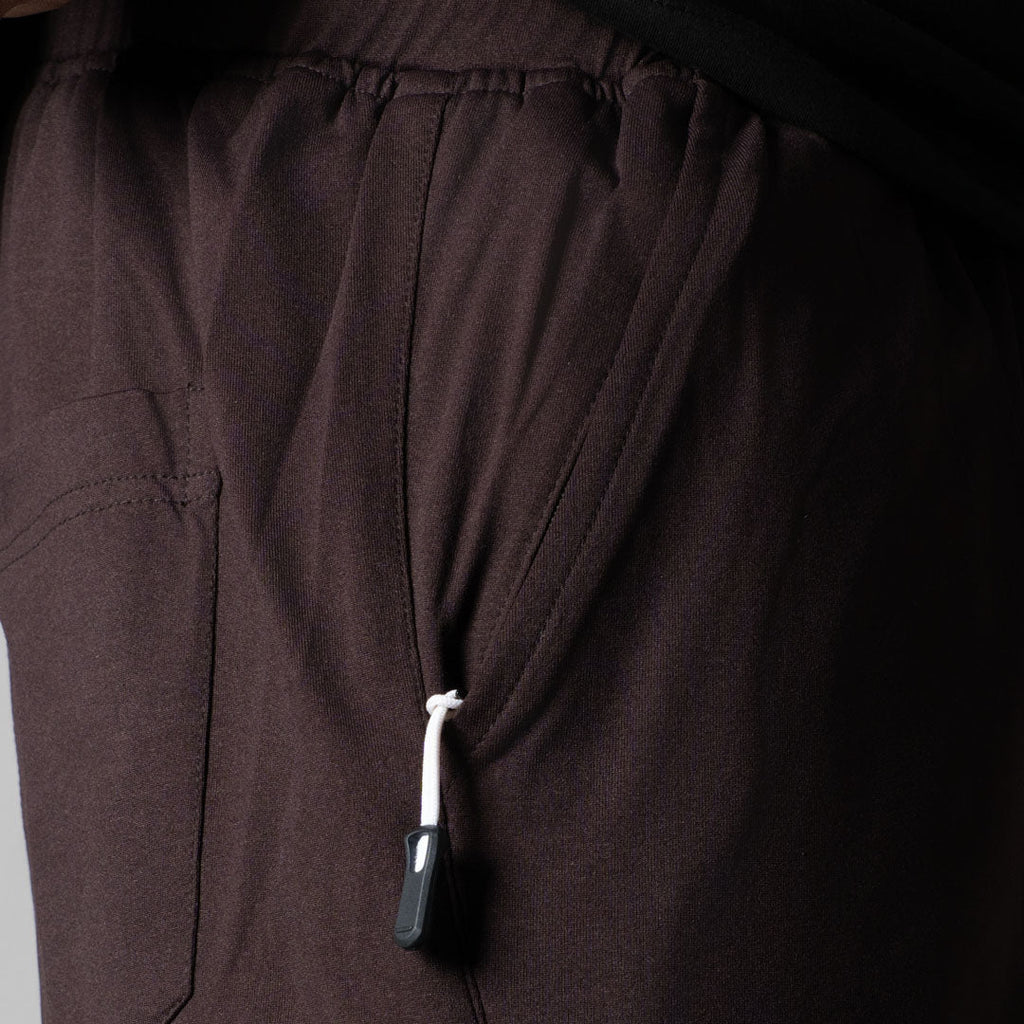 COFFEE BUTTON DOWN CARGO SWEATPANTS - Hophead
