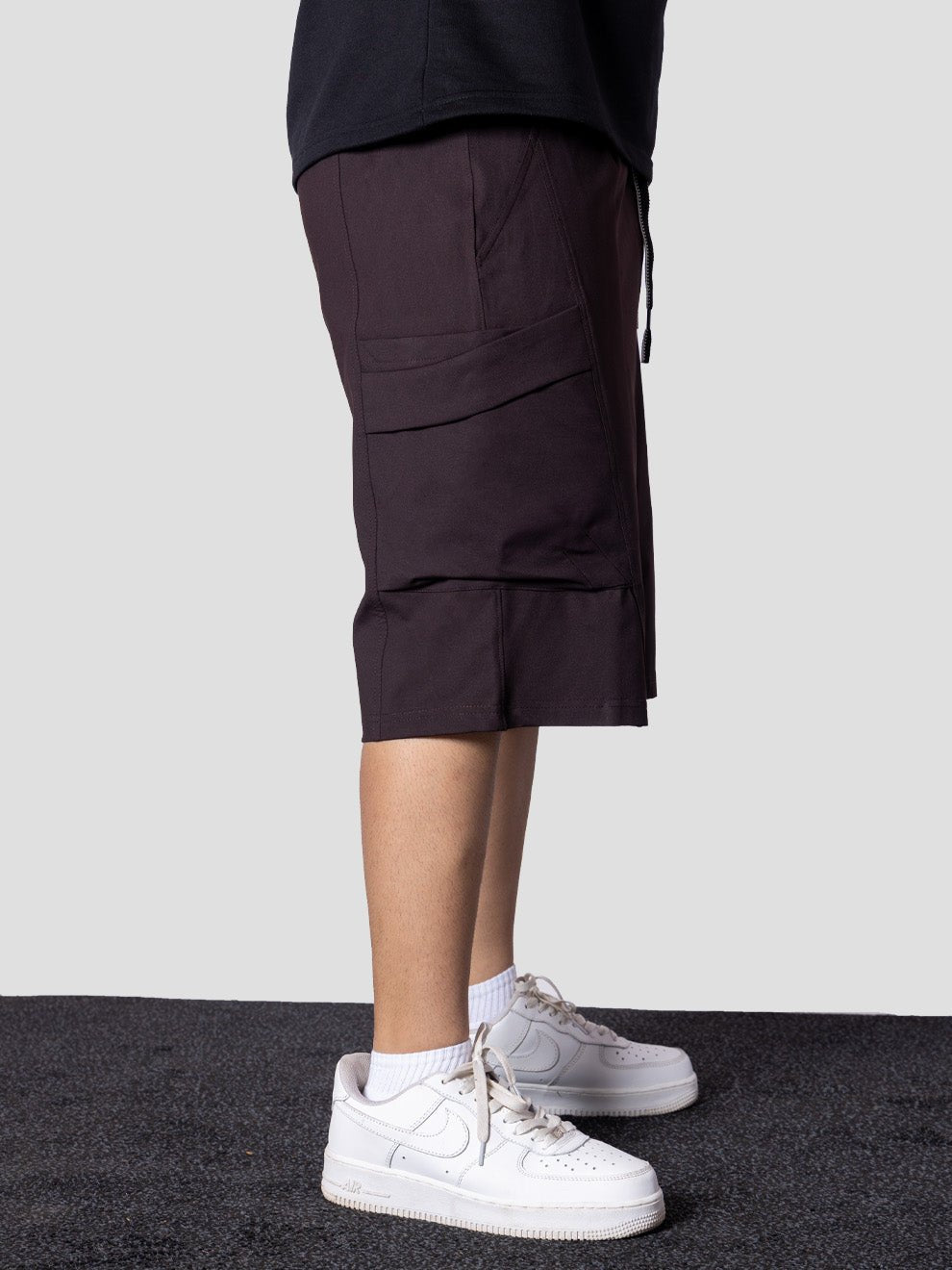 COFFEE CARPENTER POCKET OVERSIZED SHORTS - Hophead
