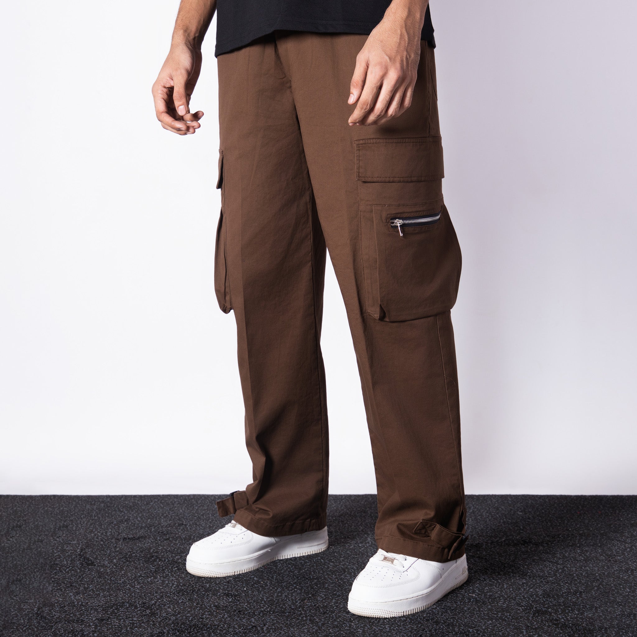 COFFEE MILITARY POCKETS COTTON CARGO - Hophead