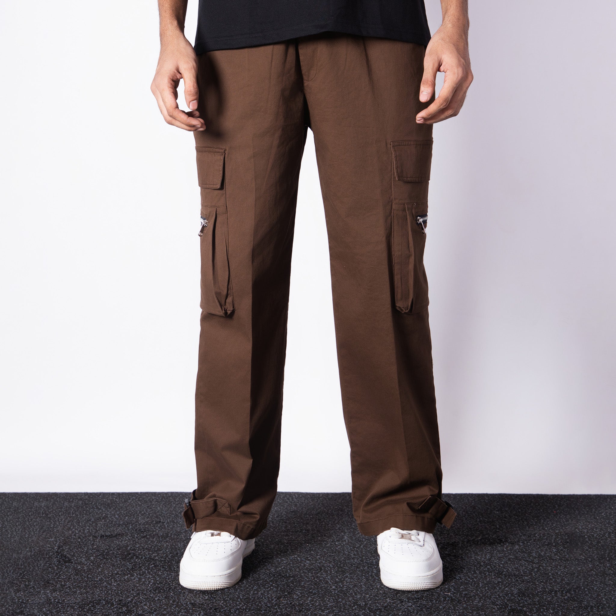 COFFEE MILITARY POCKETS COTTON CARGO - Hophead