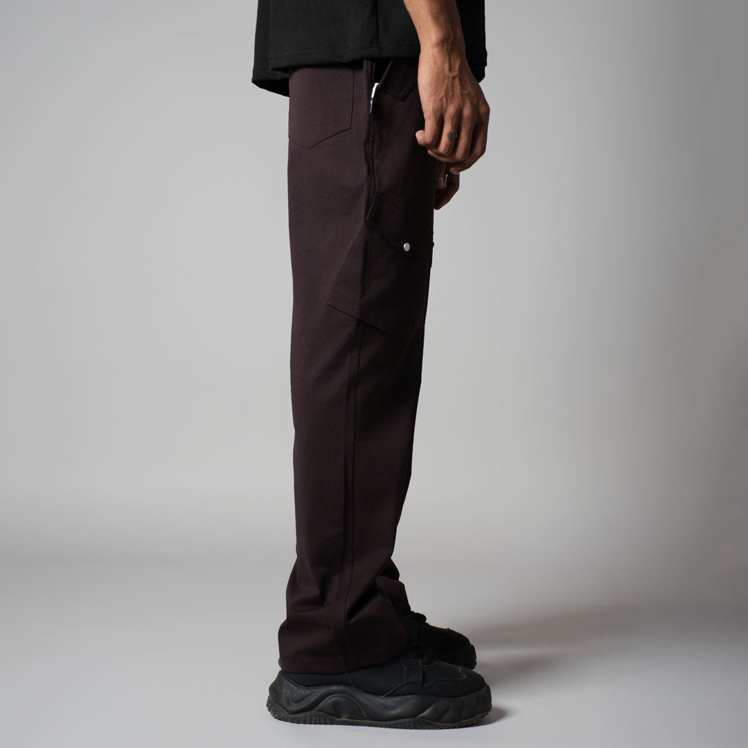 COFFEE SIDE POCKET CARGO SWEATPANTS - Hophead