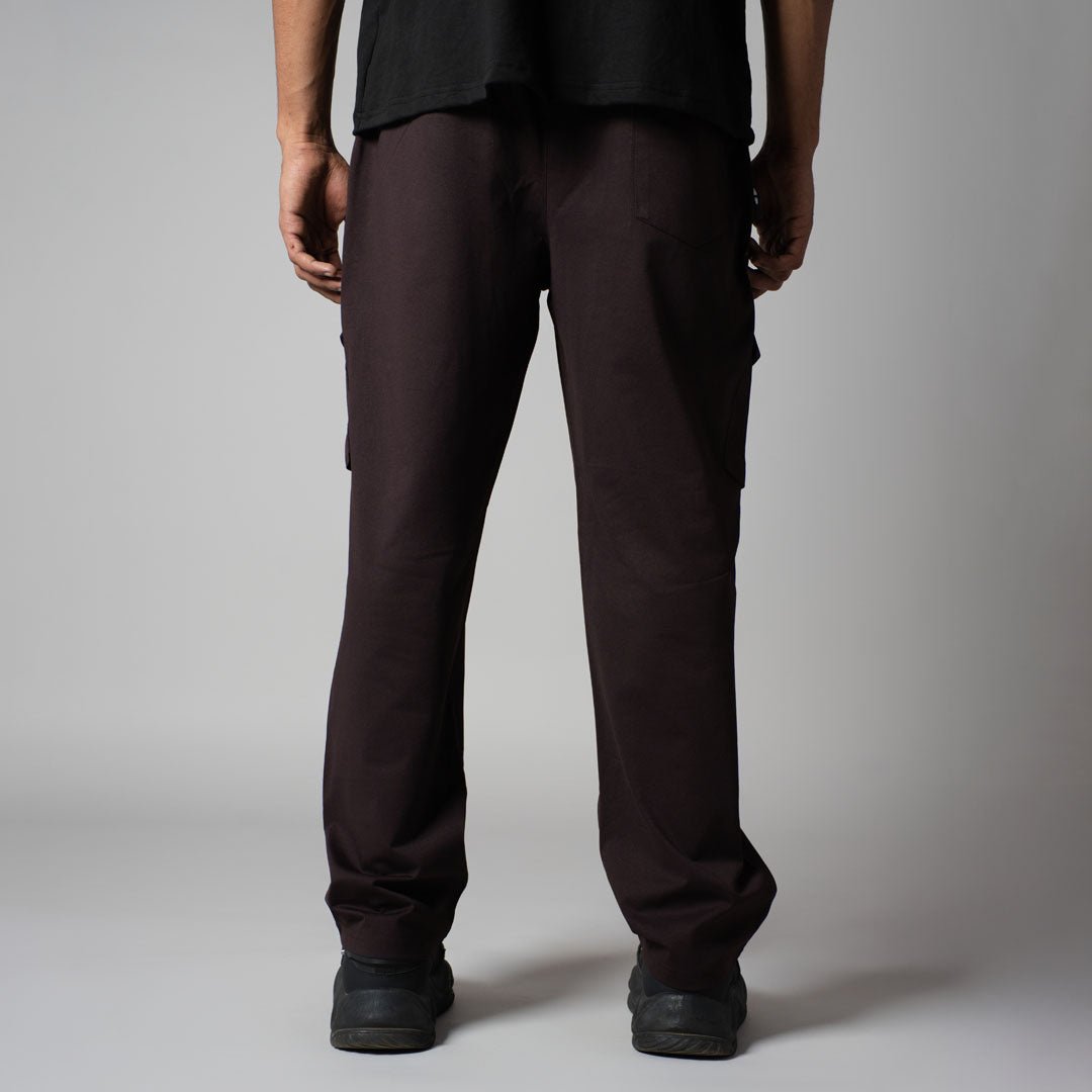 COFFEE SIDE POCKET CARGO SWEATPANTS - Hophead