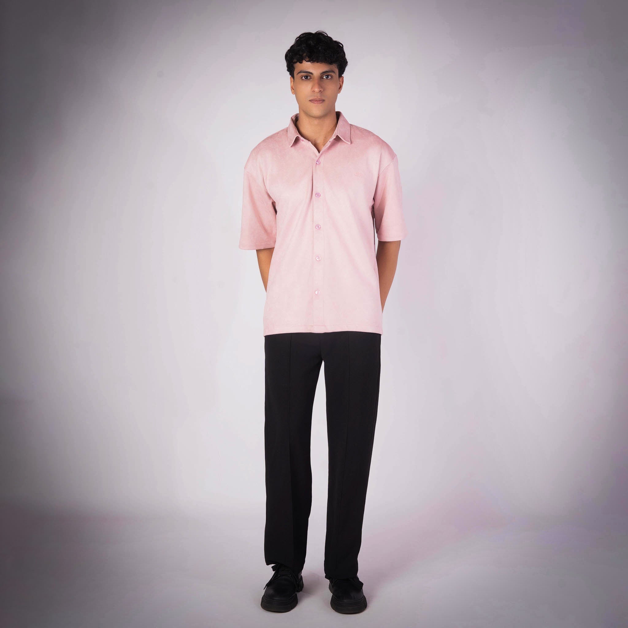 CORAL PINK CLASSIC SUEDE SHIRT - Hophead