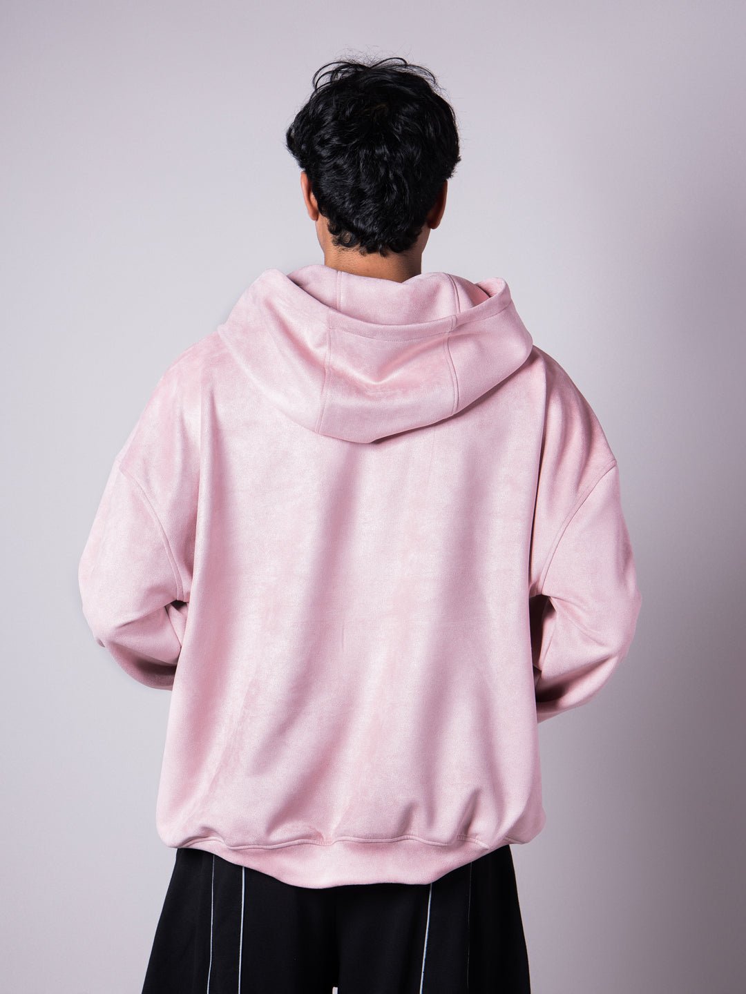 CORAL PINK SUEDE BLISS HOODIE - Hophead