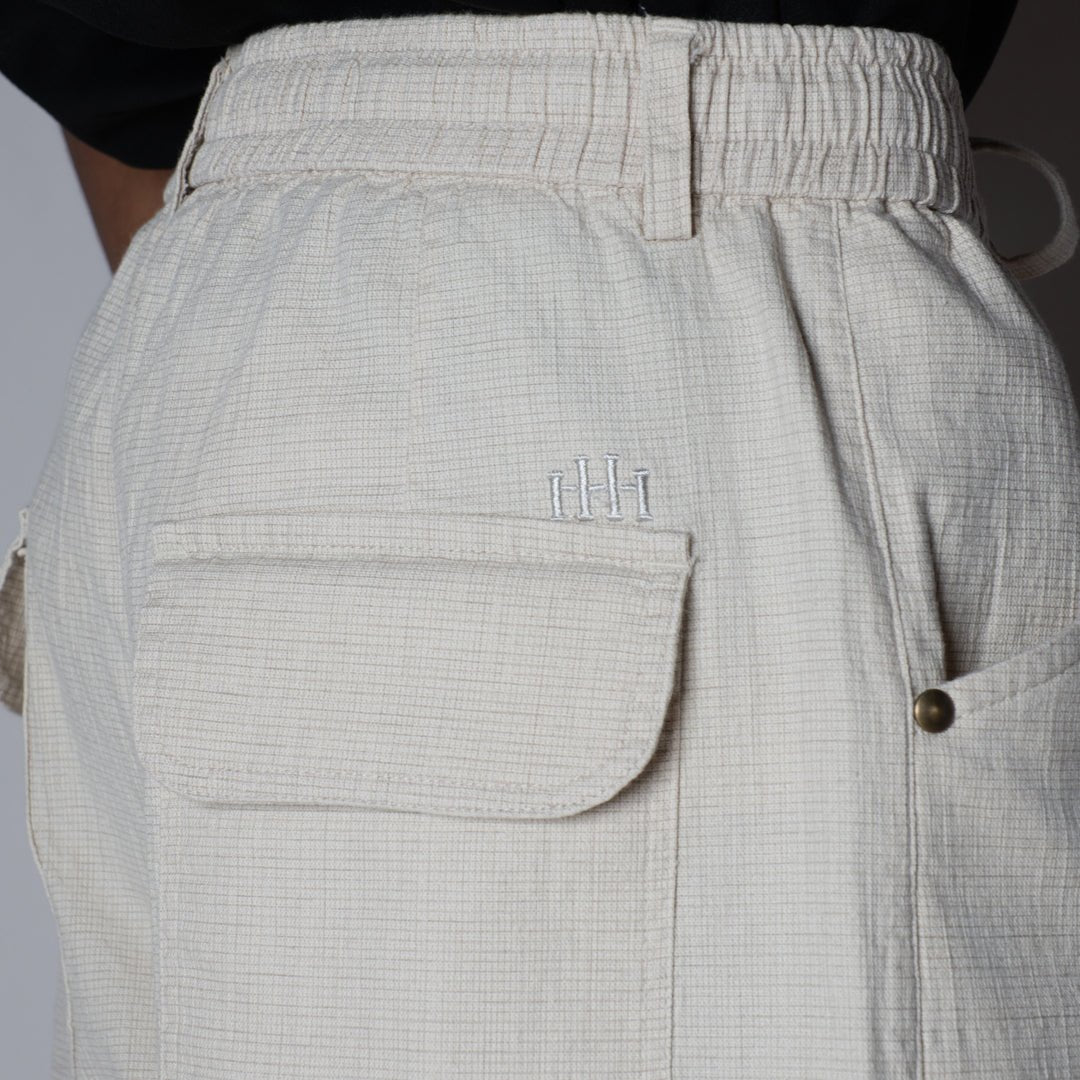 CREAM SOFTMOVE COTTON PANTS - Hophead