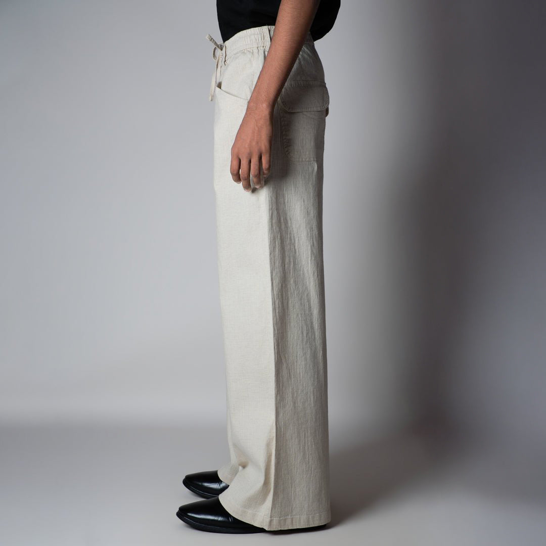 CREAM SOFTMOVE COTTON PANTS
