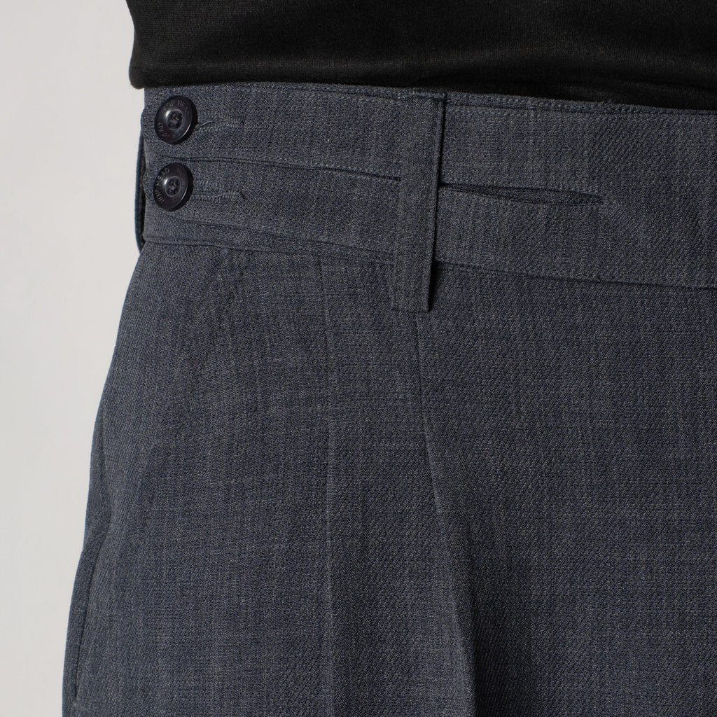DARK GREY DOUBLE FLAP TROUSER - Hophead